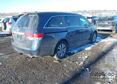 2014 Honda Odyssey Ex-L from USA, damaged, VIN 5FNRL5H69EB043099